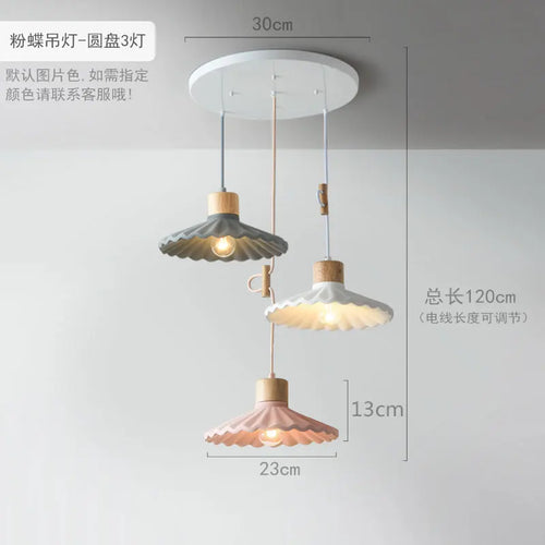 suspension simple moderne led en ciment nordique - vue 3 sur 16