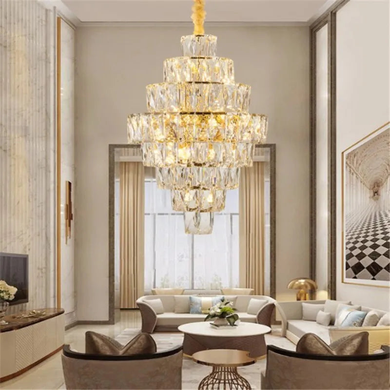 lustre en cristal design nordique pour intérieur élégant - vue 3 sur 12