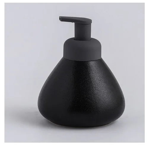 distributeur de savon en céramique mousse pressante pour salle de bain - vue 17 sur 18