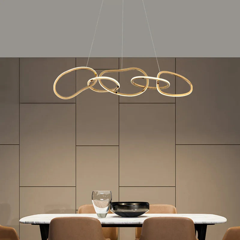 plafonnier led suspendu design moderne pour intérieur décoratif - vue 1 sur 9