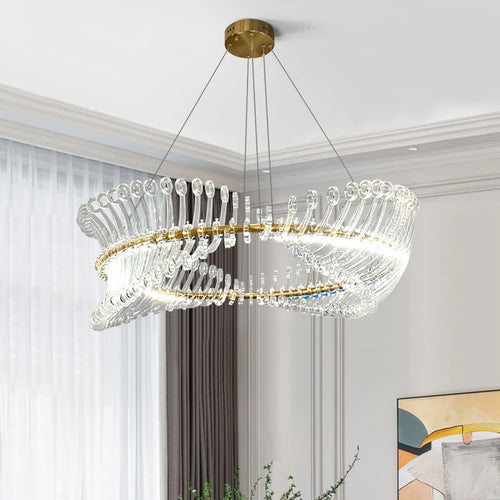 lustre design moderne led luminaire simple nordique suspendu - vue 2 sur 9
