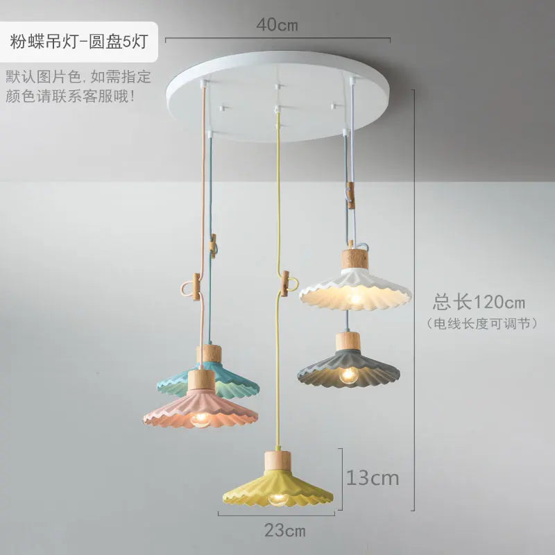 suspension simple moderne led en ciment nordique - vue 4 sur 16
