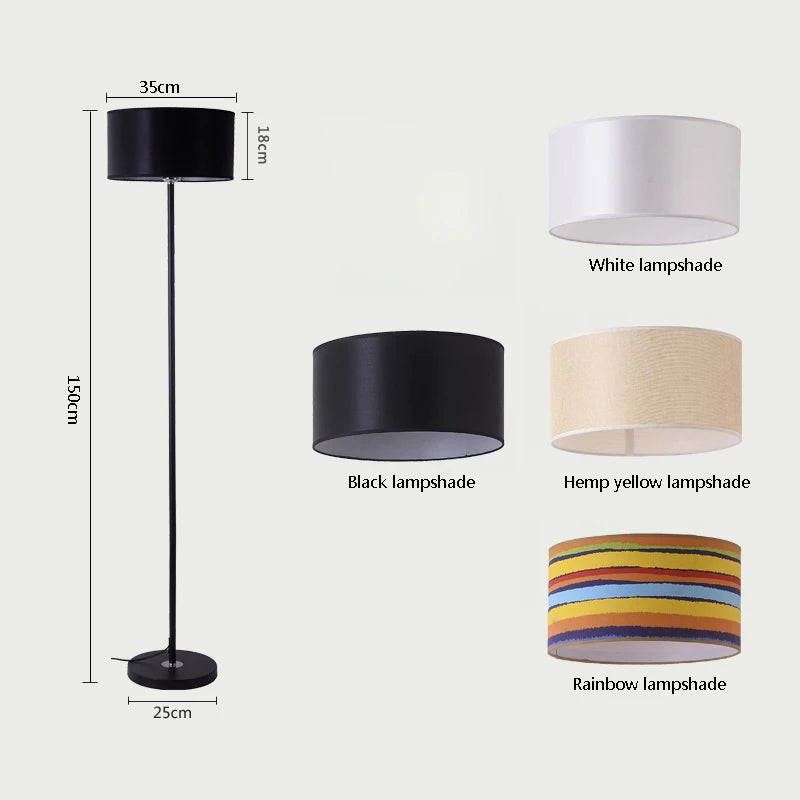 lampe de chevet minimaliste avec interrupteur à pied créatif - vue 5 sur 10