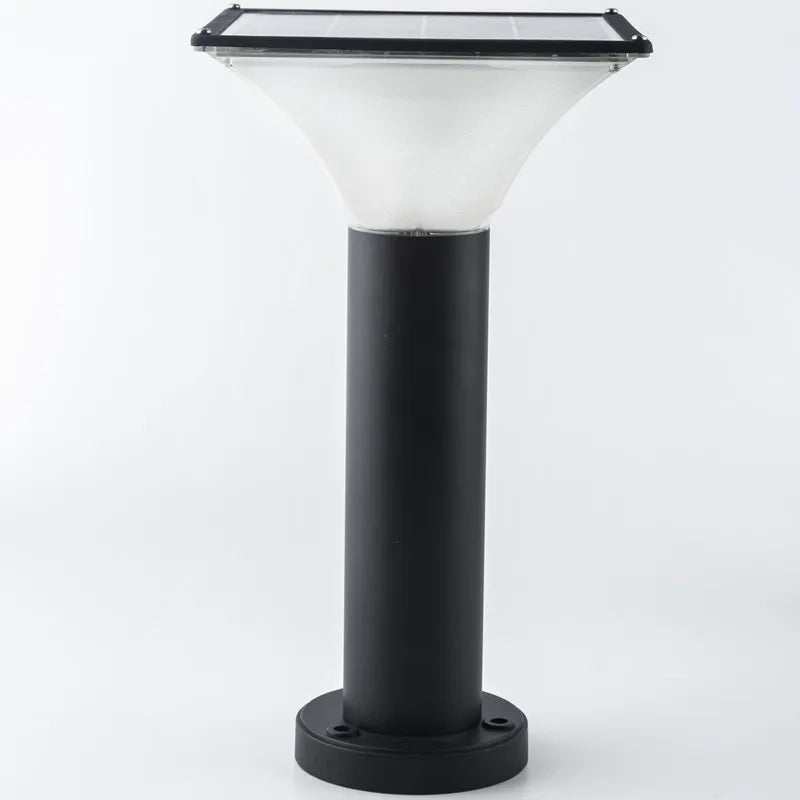 Lampe de pelouse solaire extérieure LED lampe de stigmatisation rougeoyante sans électricité couloir de jardin moderne terrasse ronde lumières de pelouse imperméables - vue 5 sur 18