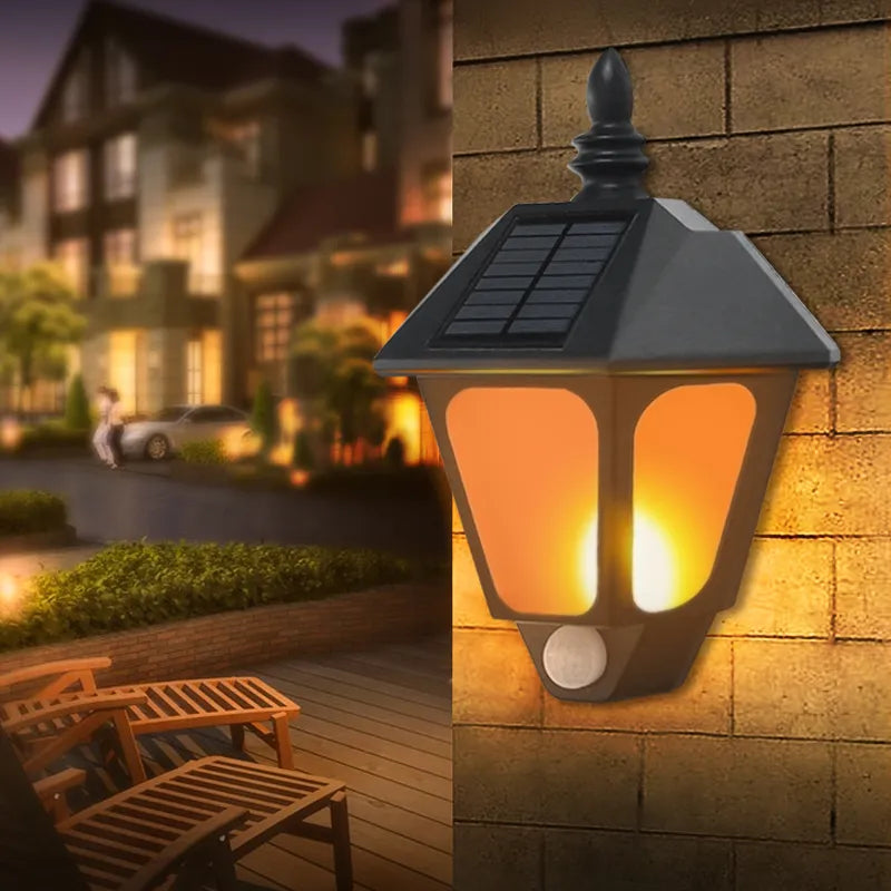 Lumière solaire extérieure applique murale à Induction LED éclairage solaire étanche pour jardin paysage éclairage de sécurité lampe extérieure LPL269 - vue 1 sur 10