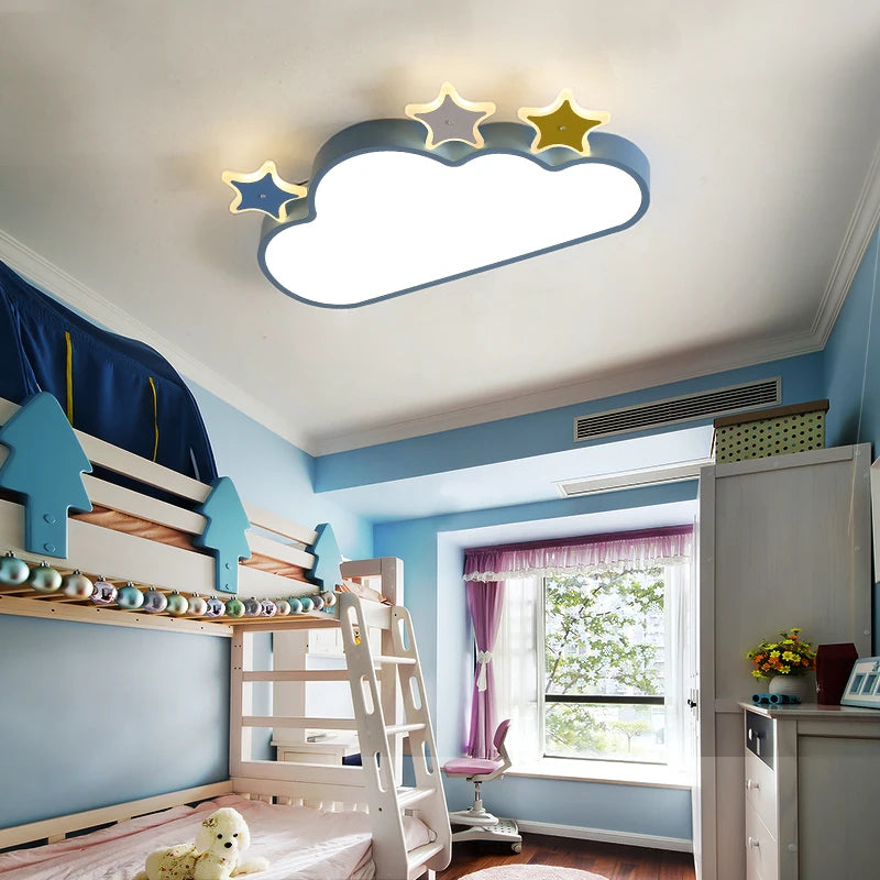 plafonnier led nuage design pour éclairage intérieur décoratif - vue 5 sur 10