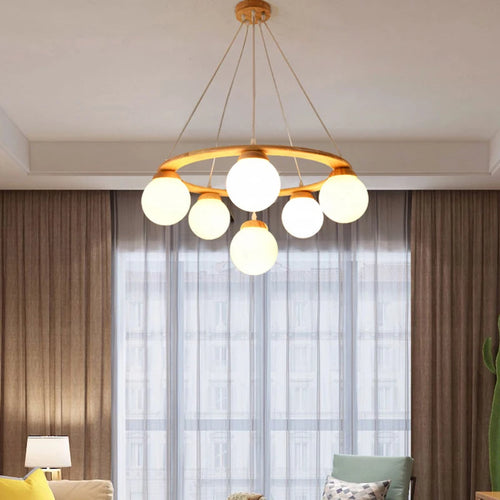 lustre nordique magique haricot créatif pour restaurant - vue 5 sur 9