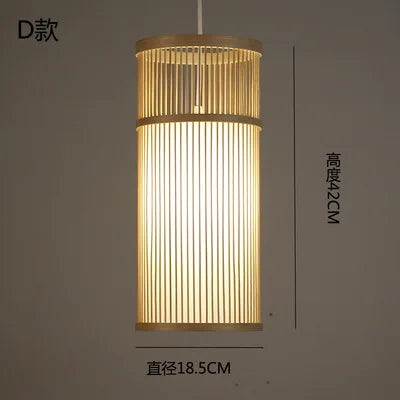 lustre en bambou style zen pour ambiance relaxante - vue 30 sur 29