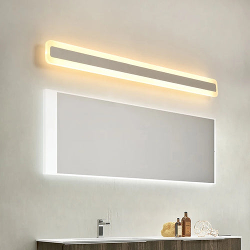 applique murale led acrylique miroir rectangle déco maison - vue 5 sur 16