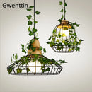 suspension moderne en bois avec éclairage led pour plantes
