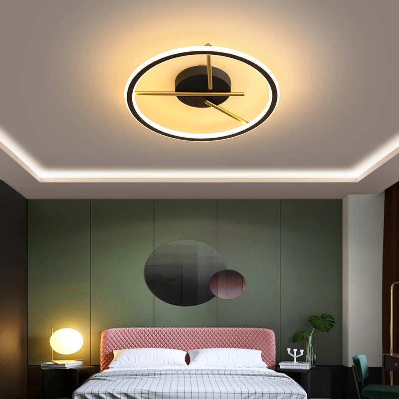 plafonnier moderne télécommandé pour intérieur villa restaurant hôtel - vue 5 sur 12