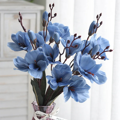 5 fourchettes têtes tangpu magnolia décoration florale mariage - vue 3 sur 10
