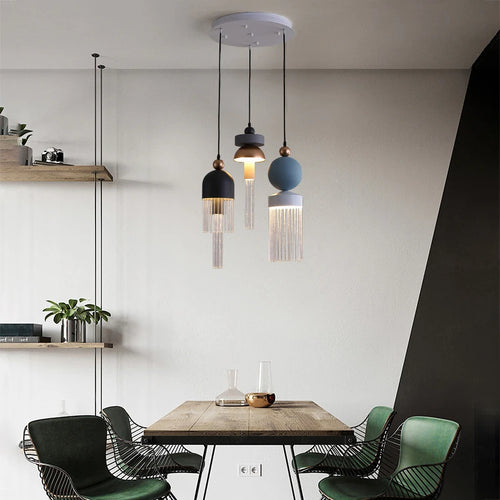 lustre moderne créatif d'art nordique pour bar et restaurant - vue 3 sur 11