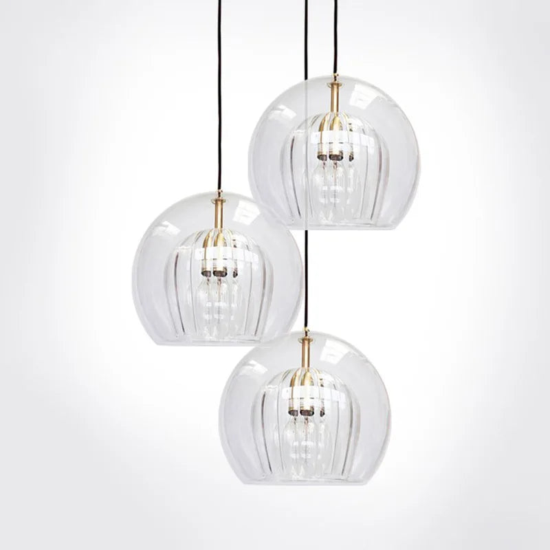 suspension en verre de luxe pour intérieur moderne - vue 4 sur 8