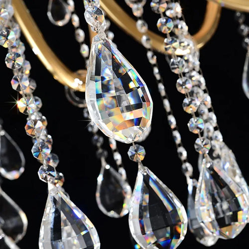 lustre moderne en cristal pour un éclairage élégant et raffiné - vue 6 sur 6