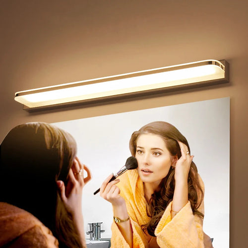applique murale led en acier inoxydable pour salle de bain - vue 3 sur 6