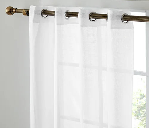 Voilage tulle translucide moderne sur mesure salon chambre - vue 7 sur 10