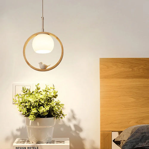 suspension led traditionnelles en forme d'oiseau pour décoration intérieure - vue 4 sur 8