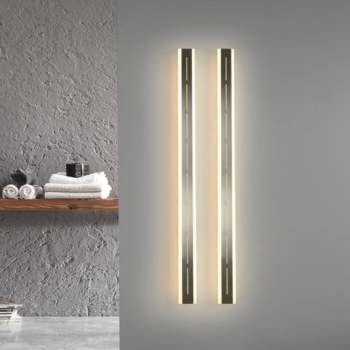 applique murale minimaliste longue bande extérieure étanche - vue 4 sur 11
