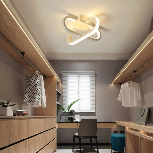 Suspension LED moderne chaud/froid décoration éclairage - vue 4 sur 12