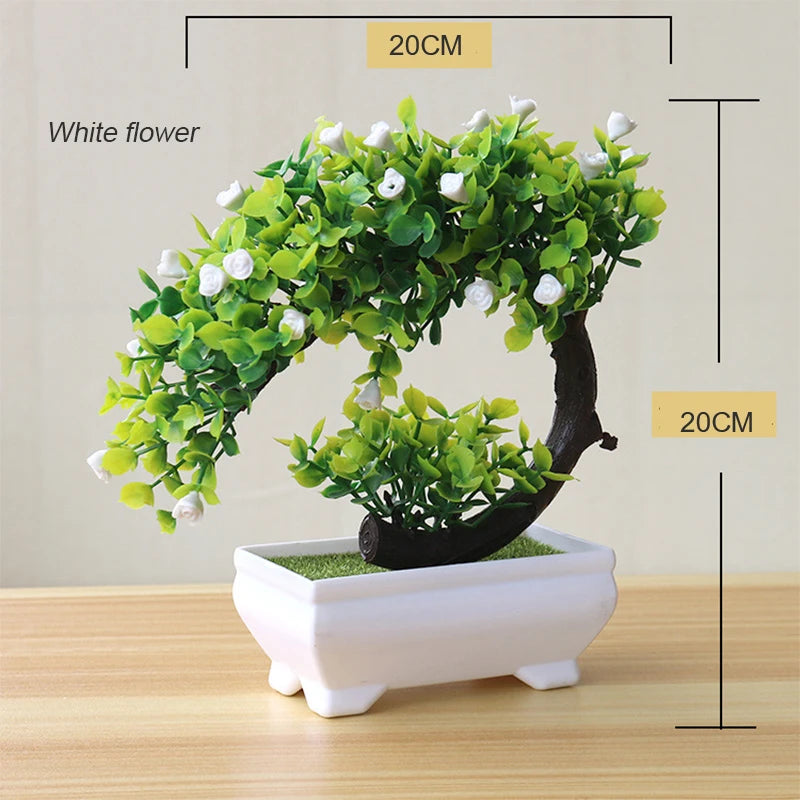 plante artificielle en pot pour décoration de bureau et jardin - vue 29 sur 45