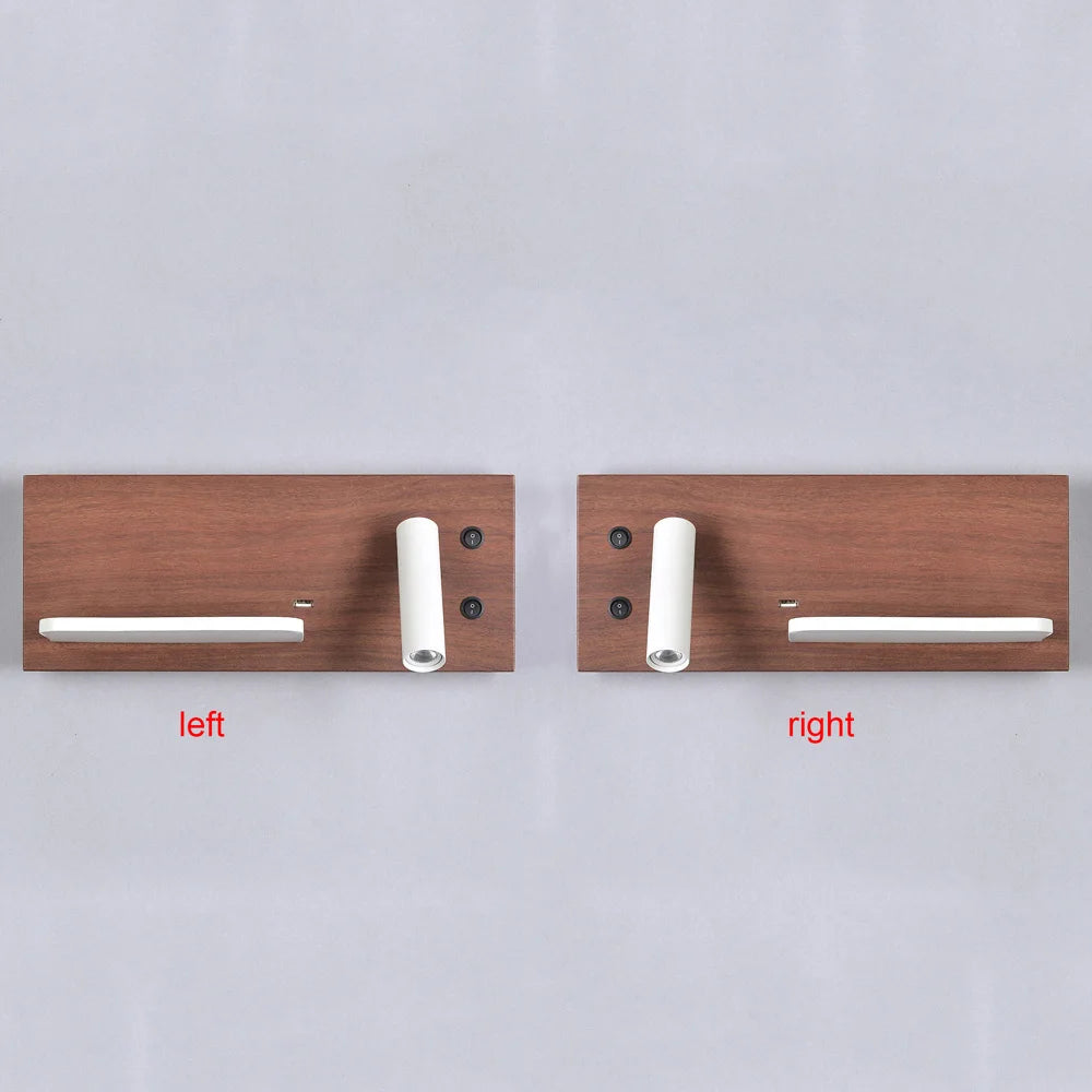 Tokili Applique murale LED avec chargeur USB et sans fil - vue 2 sur 18