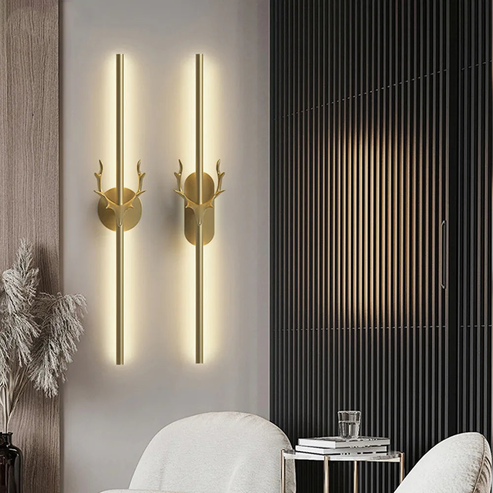 applique murale créative en forme de cerf décorative pour intérieur - vue 2 sur 22