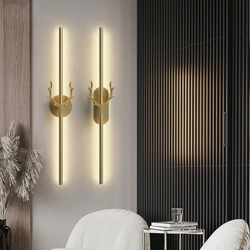 applique murale créative en forme de cerf décorative pour intérieur - vue 3 sur 22