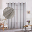Voilage jacquard floral style rétro pour salon chambre