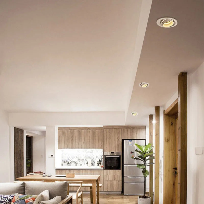 spot led encastrable d'intérieur à technologie cob avec zoom variable - vue 6 sur 6