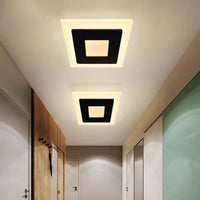 plafonnier led acrylique design moderne pour intérieur décoratif