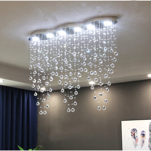 suspension en cristal pour décoration intérieure moderne élégante et lumineuse - vue 3 sur 8