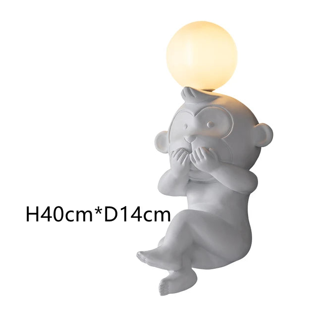 applique murale led singe variateur pour éclairage intérieur - vue 13 sur 16