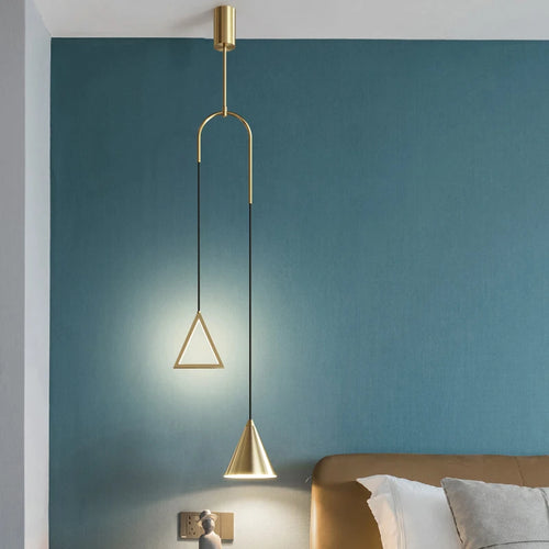 lustre moderne minimaliste design luxe pour intérieur élégant - vue 4 sur 8