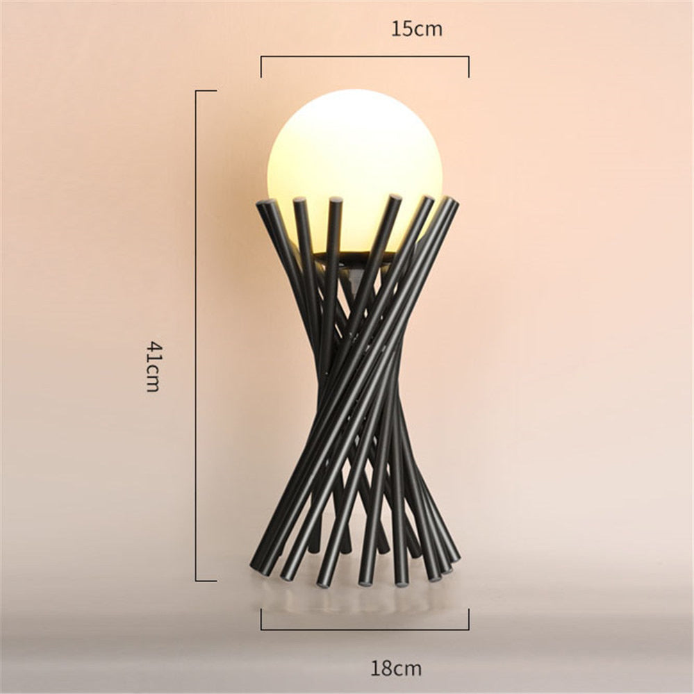 Lampe à poser design LED autoportée Panama - vue 5 sur 6