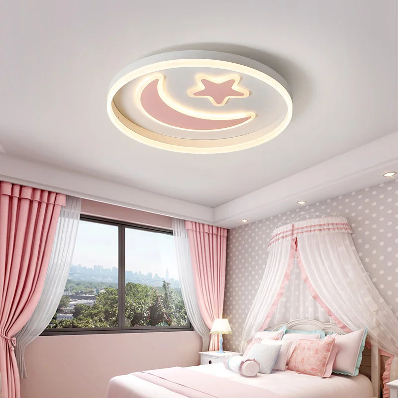 plafonnier led moderne simple luminosité dimmable maison - vue 3 sur 10
