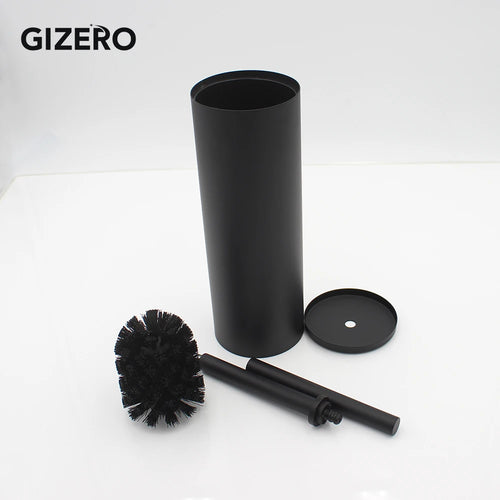 porte-brosse de toilette en acier inoxydable durable et pratique à fixer - vue 4 sur 12
