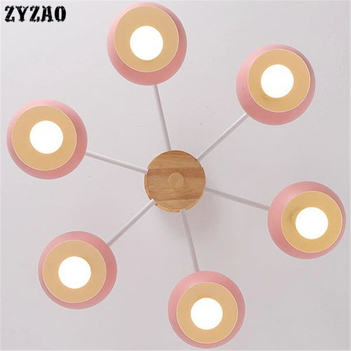 suspension simple en forme de macaron pour décoration moderne - vue 4 sur 6