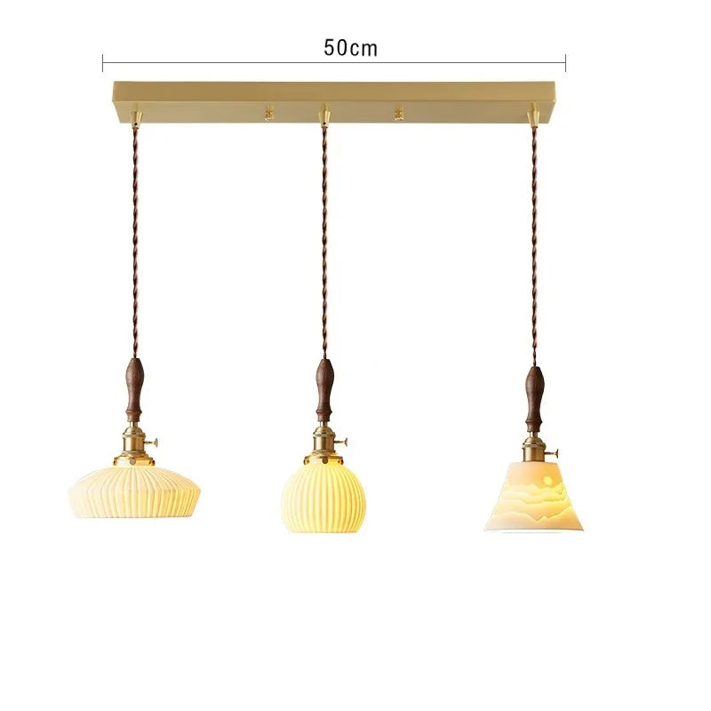 Suspension en bois et céramique nordique - vue 16 sur 30