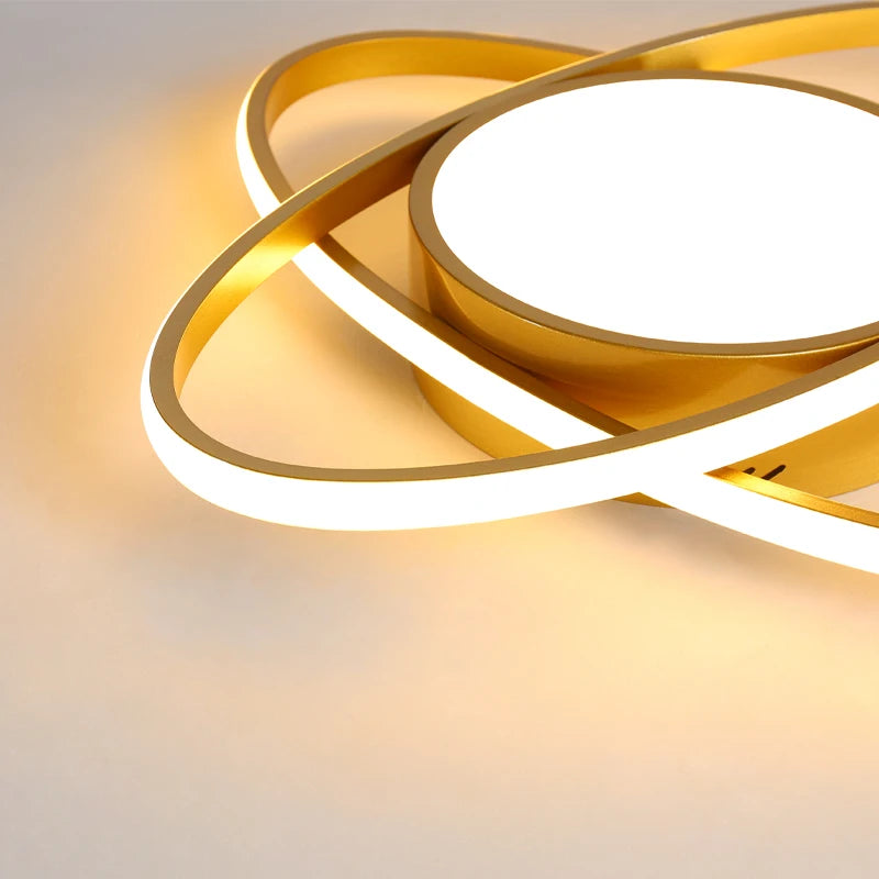 lustres led modernes pour intérieur entrée maison - vue 6 sur 10