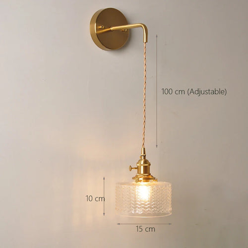 applique murale japonaise en verre pour décoration moderne - vue 13 sur 17