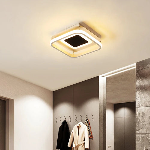 lustre luminaire led acrylique mince pour décoration maison - vue 6 sur 14