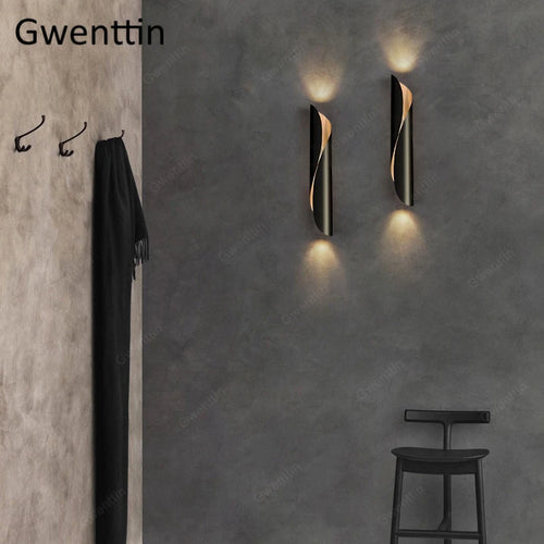 applique murale moderne milan calla avec éclairage led décoratif - vue 5 sur 8