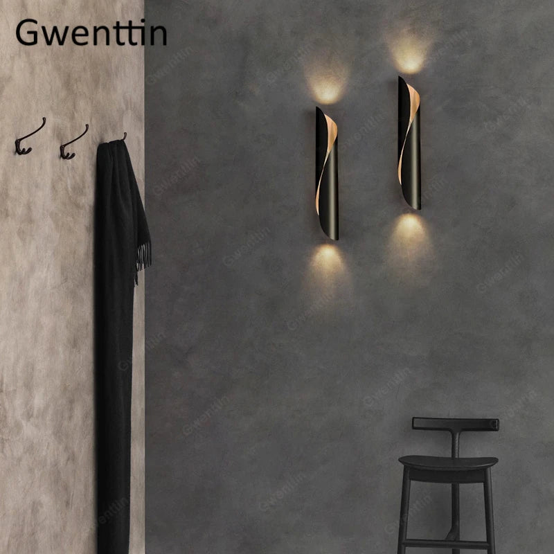 applique murale moderne milan calla avec éclairage led décoratif - vue 5 sur 8