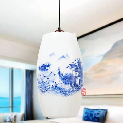 Suspension chinoise en céramique - vue 21 sur 30