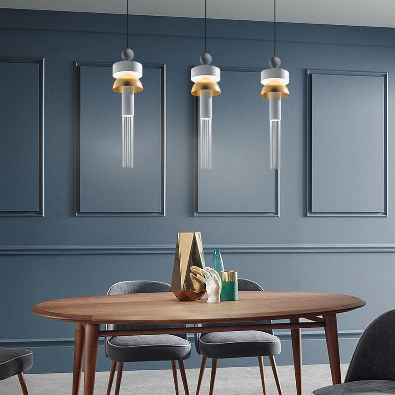 lustre moderne créatif d'art nordique pour bar et restaurant - vue 5 sur 11