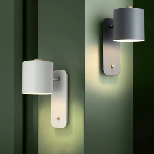 applique murale led intérieur escalier moderne décor salon interrupteur - vue 3 sur 14