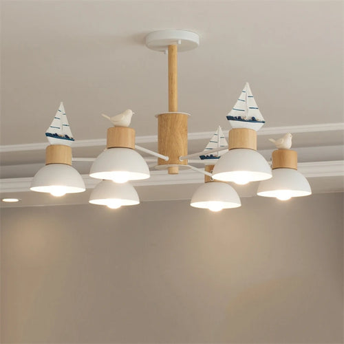 lustre nordique oiseau led simple moderne mini décor éclairage - vue 2 sur 11