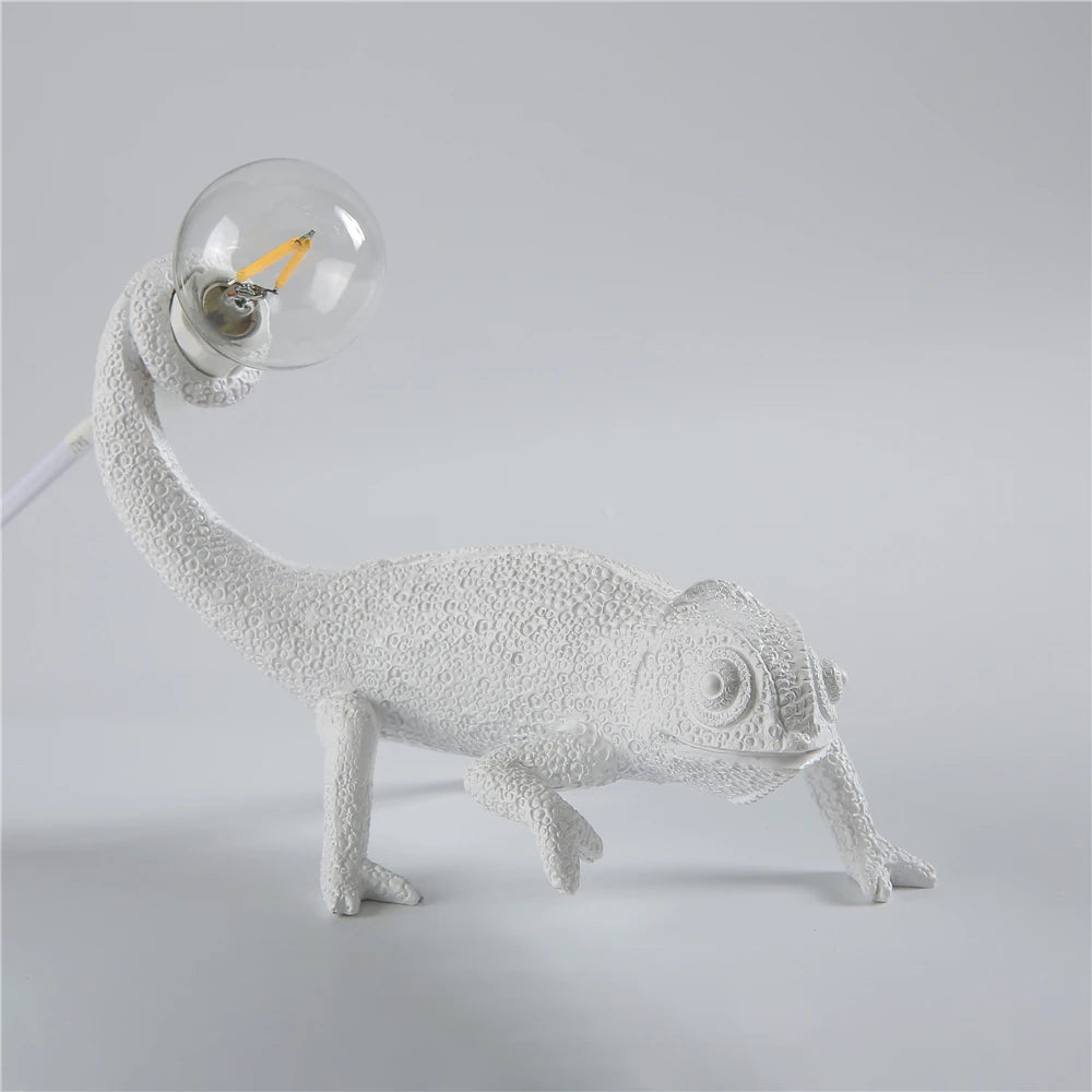 applique murale lézard mignon en résine luminaire de nuit - vue 4 sur 11