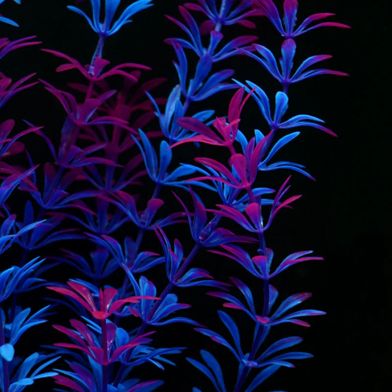 grandes plantes aquatiques artificielles pour décoration d'aquarium - vue 6 sur 8